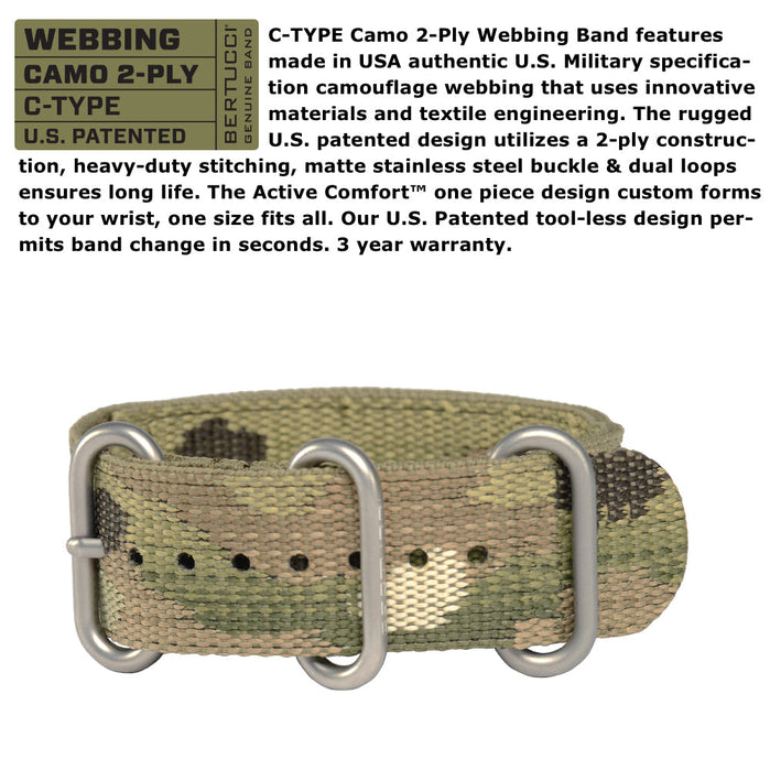 Bertucci #11145 DX3 Camo Blaze angled shot picture