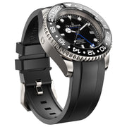 Oceaneva 6000m GMT Deep Marine Explorer VI Grade 5 Titanium Automatic Black