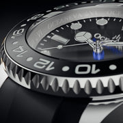 Oceaneva 6000m GMT Deep Marine Explorer VI Grade 5 Titanium Automatic Black
