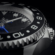 Oceaneva 6000m GMT Deep Marine Explorer VI Grade 5 Titanium Automatic Black