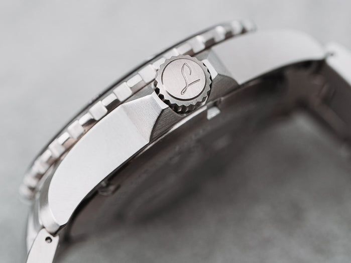 Laco Mojave 39.MB SS Matte Black Dial angled shot picture