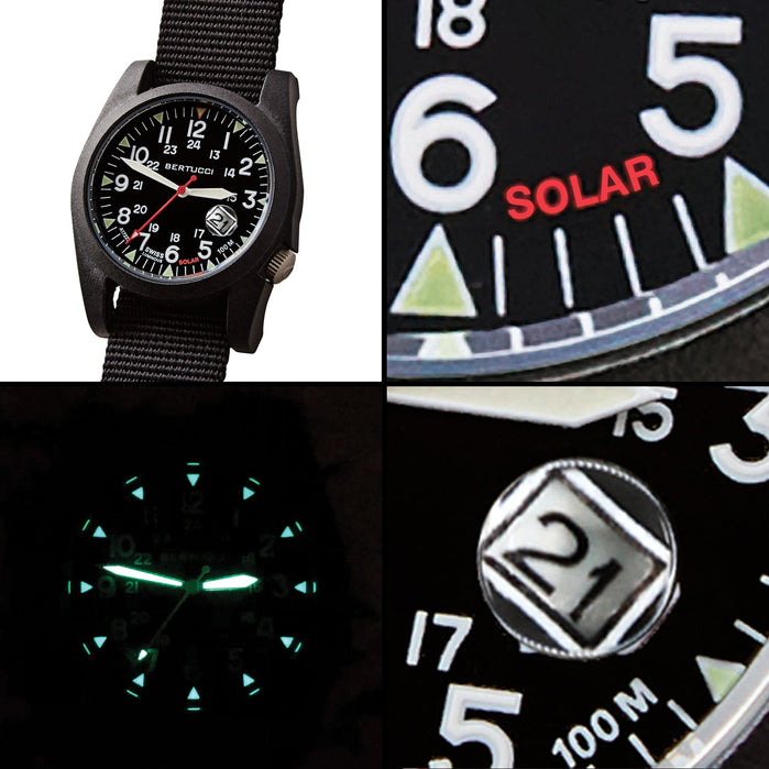 Bertucci #13800 A-3PS Solar Field All Black angled shot picture