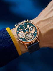 Manufaktur Waldhoff Ultramatic II Royal Blue Rose Gold