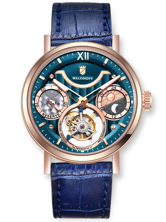 Manufaktur Waldhoff Ultramatic II Royal Blue Rose Gold