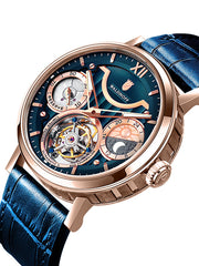 Manufaktur Waldhoff Ultramatic II Royal Blue Rose Gold