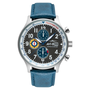 AVI-8 Hawker Hurricane Classic Chronograph Pennant Blue