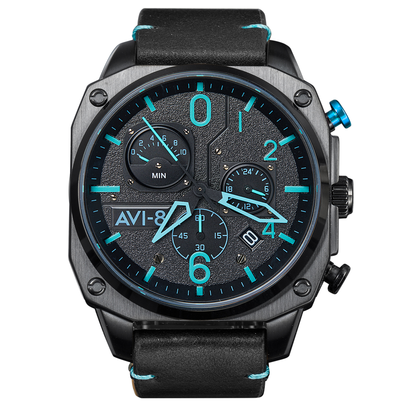 AVI-8 Hawker Hunter Retrograde Chronograph Blue Diamond* – Watches.com