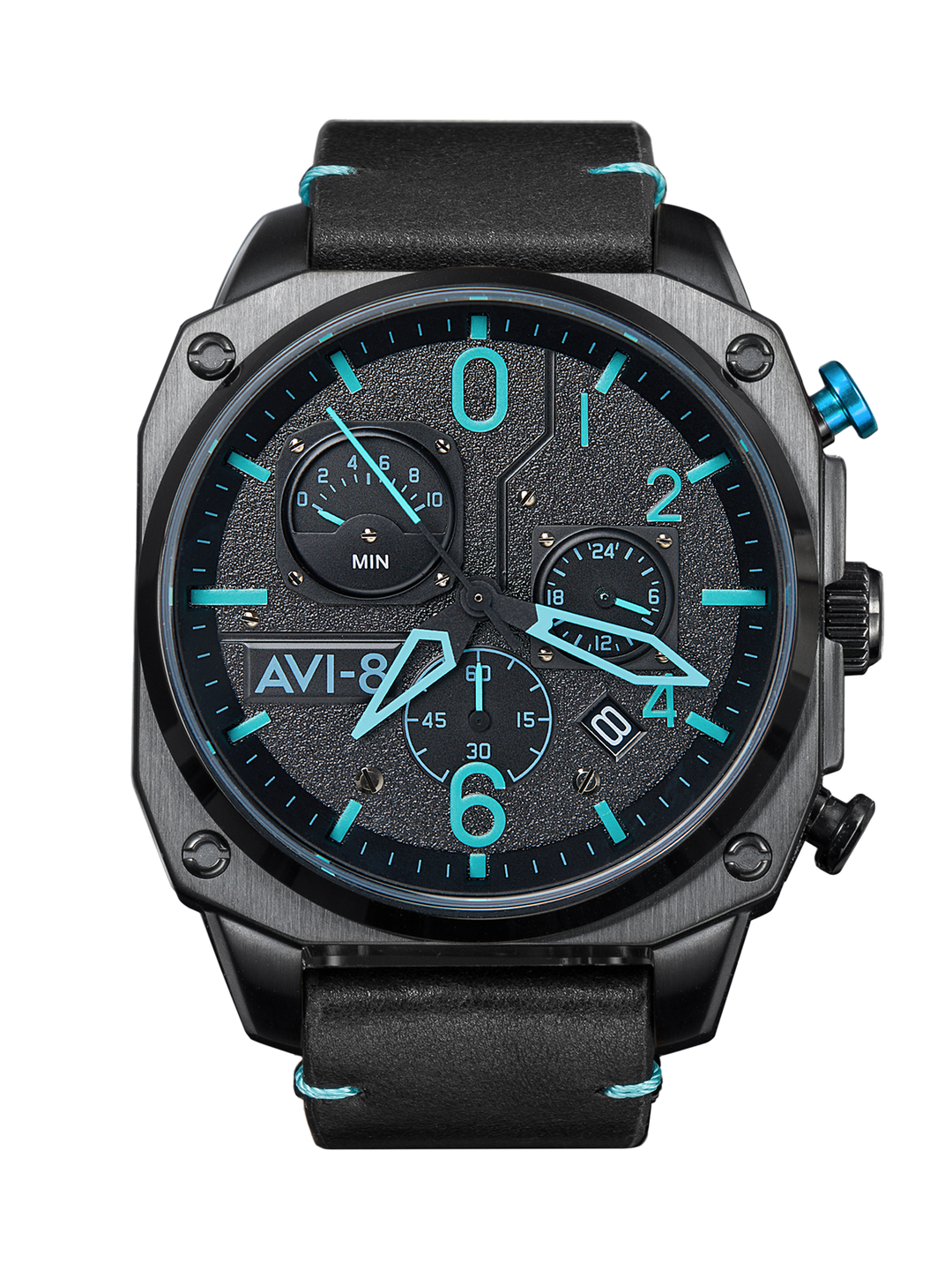 AVI-8 Hawker Hunter Retrograde Chronograph Blue Diamond | Watches.com