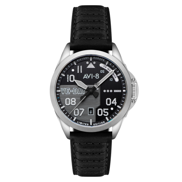 AVI-8 P-51 Mustang Patriot Automatic VE-Day 80th Limited Edition Victory Shadow angled shot picture