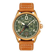 AVI-8 Spitfire Lock Chronograph Bronze Green