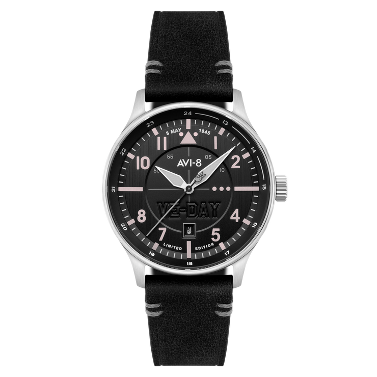 AVI-8 Hawker Hurricane Kent Automatic VE-Day 80th Limited Edition Vanguard Black