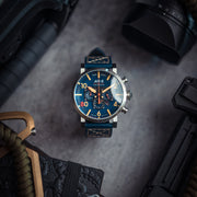AVI-8 Dambuster 617 Squadron 80Th Anniversary Dual Time Chronograph Limited Edition Navy Blue