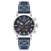 AVI-8 Dambuster 617 Squadron 80Th Anniversary Dual Time Chronograph Limited Edition Navy Blue