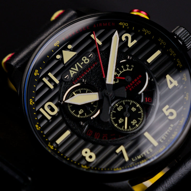 AVI-8 Flyboy Spirit Of Tuskegee Chronograph Limited Edition Anderson