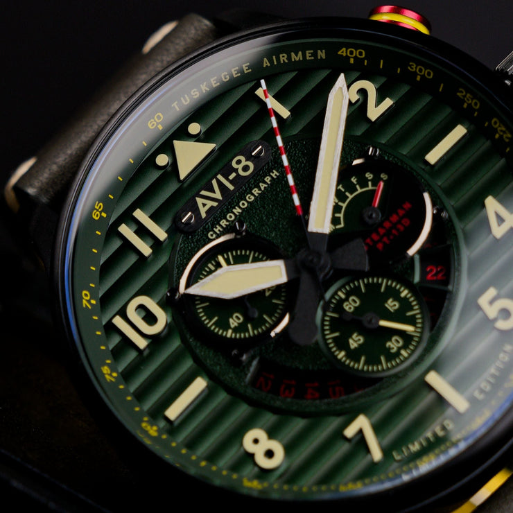 AVI-8 Flyboy Spirit Of Tuskegee Chronograph Limited Edition Roberts