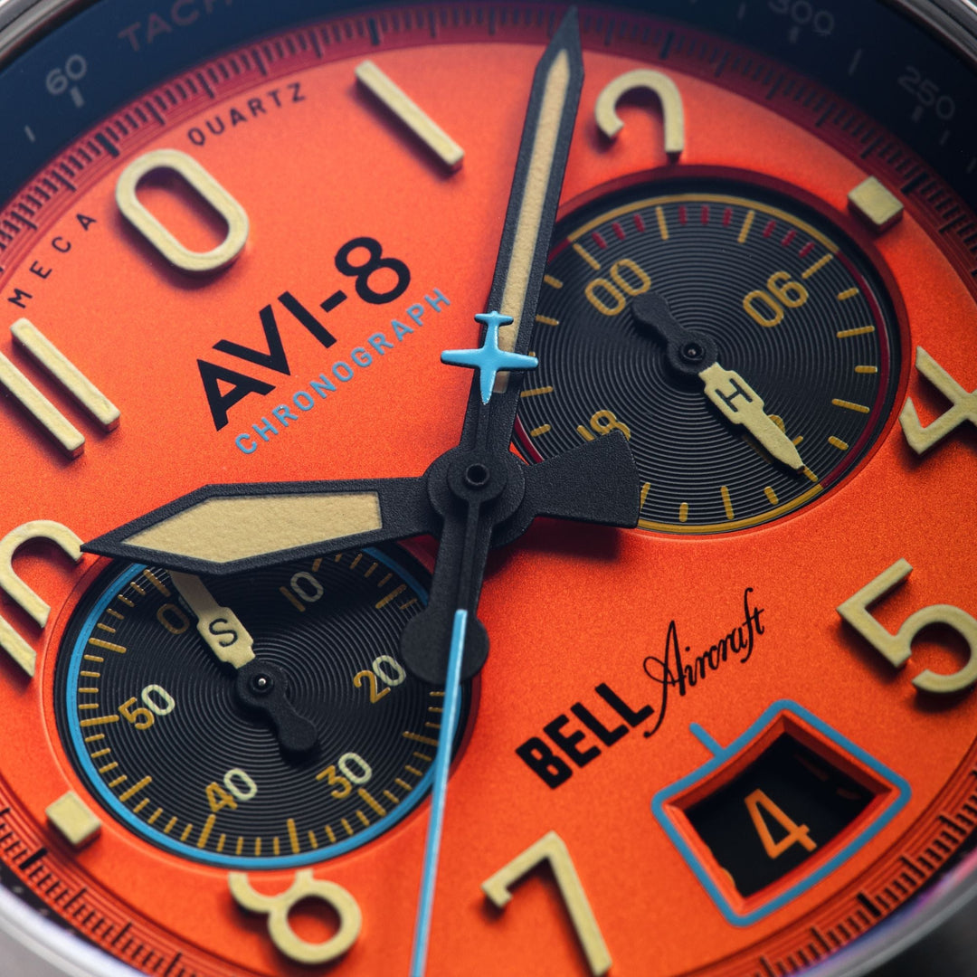 AVI-8 Bell X-1 Machbuster Chronograph Rusty Orange – Watches.com
