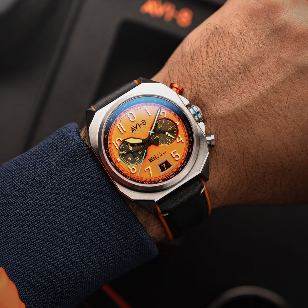 AVI-8 Bell X-1 Machbuster Chronograph Rusty Orange – Watches.com