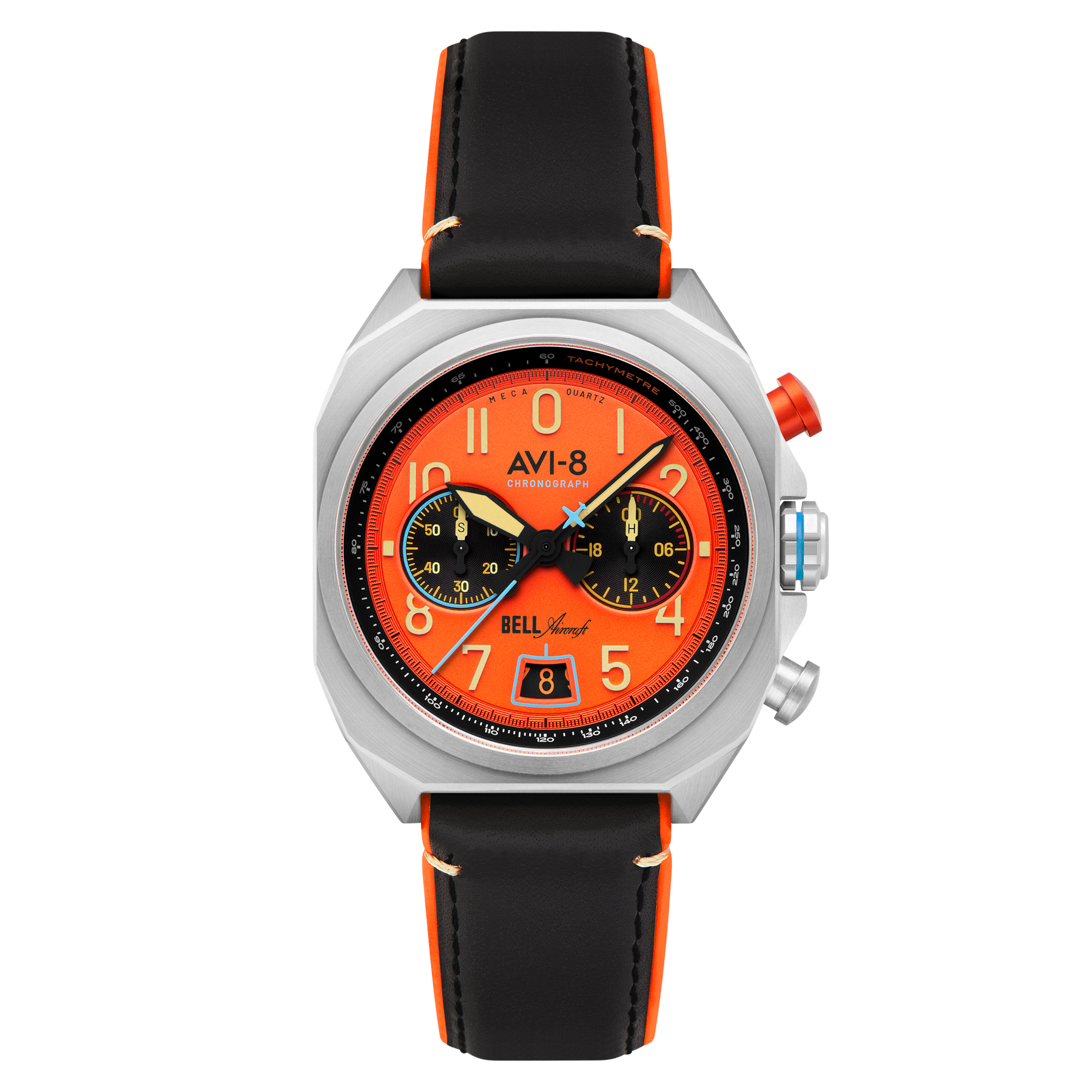 橙 AVI-8 Bell X-1 Machbuster Chronograph Rusty Orange | Watches.com