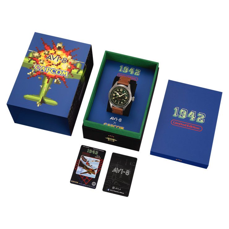 AVI-8 Hawker Hurricane Clowes Automatic Capcom 1942 Pixel Green Ace Limited Edition