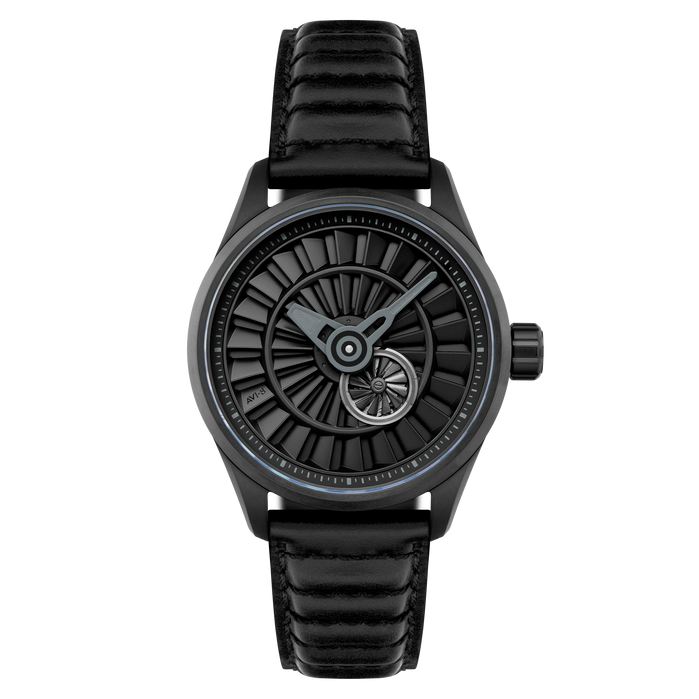 AVI-8 Hawker Harrier Pegasus Automatic Limited Edition Piston Black angled shot picture