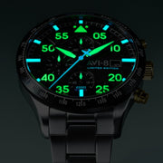 AVI-8 Hawker Hurricane 90th Anniversary Chronograph Limited Edition Thunder Black