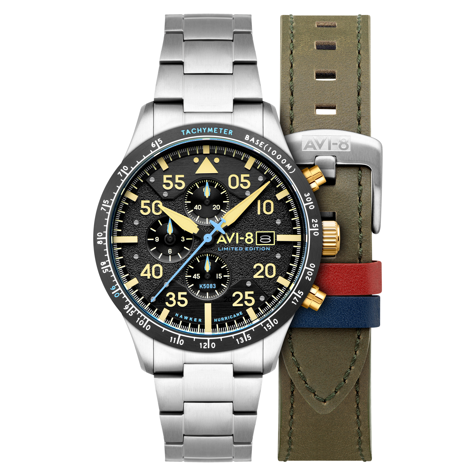 A.H.P.L. フランケン AVI-8 Hawker Hurricane 90th Anniversary Chronograph Limited