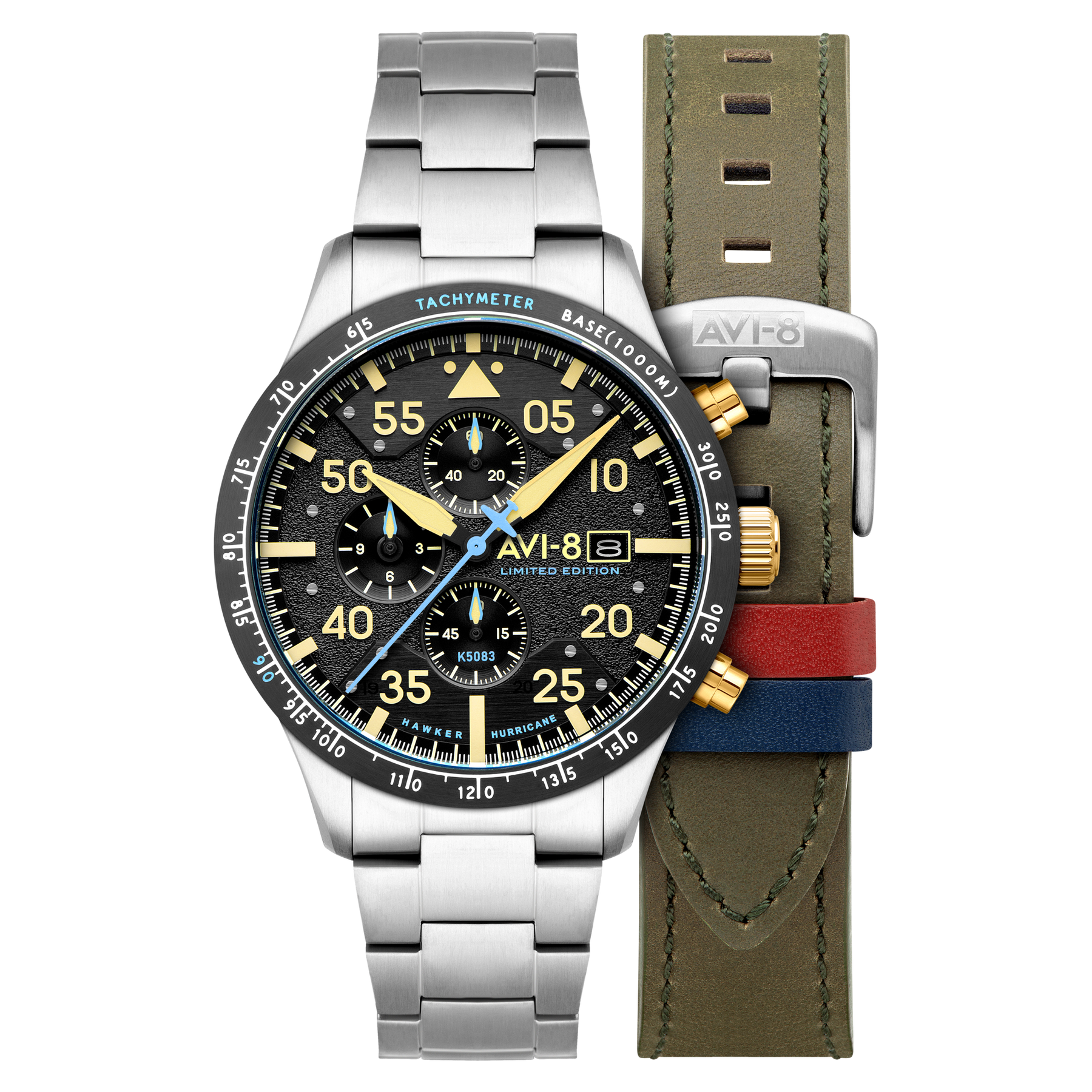 AVI-8 Hawker Hurricane 90th Anniversary Chronograph Limited