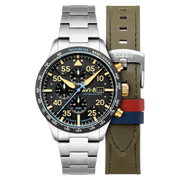 AVI-8 Hawker Hurricane 90th Anniversary Chronograph Limited Edition Thunder Black