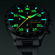 AVI-8 Hawker Hurricane 90th Anniversary Chronograph Limited Edition Tarmac Green