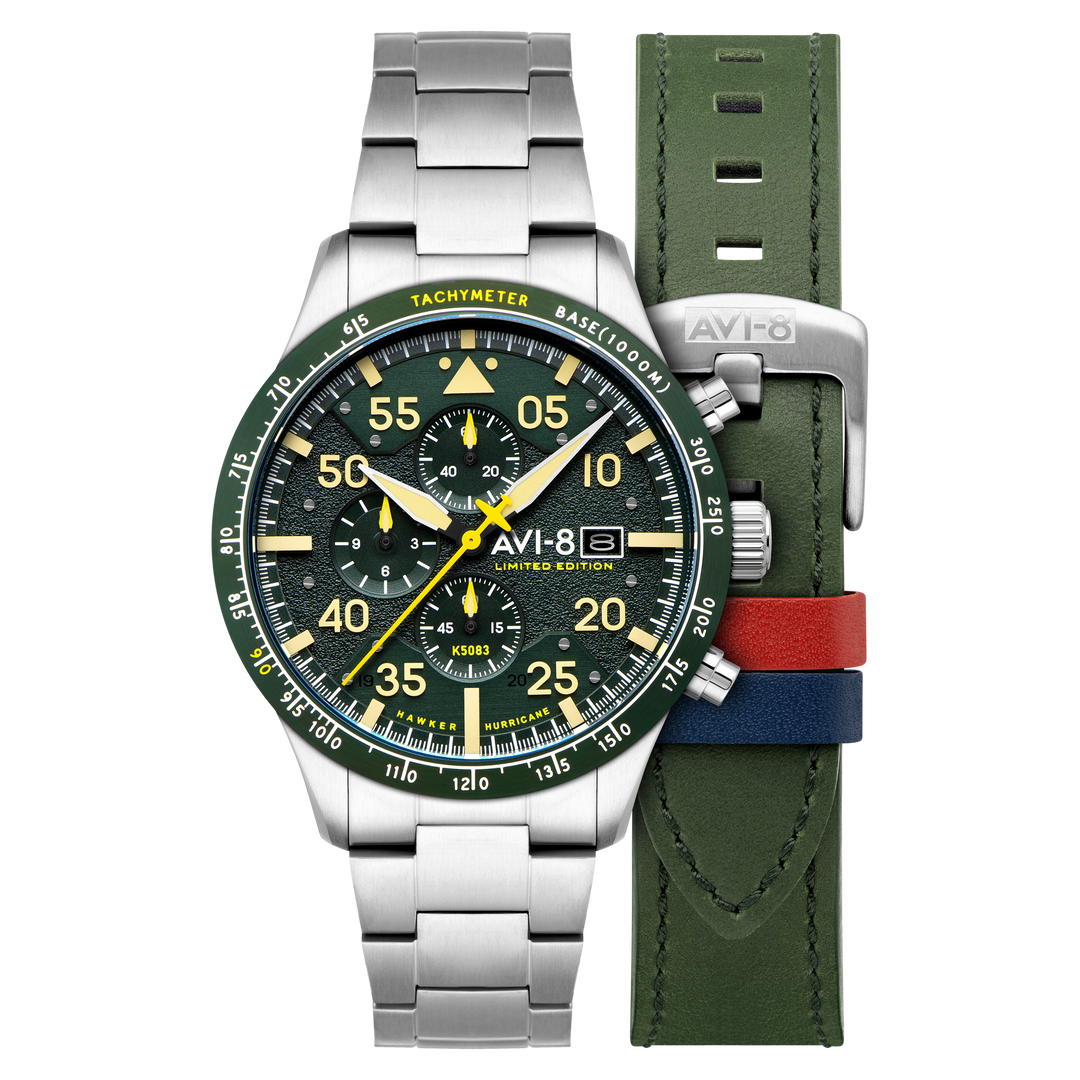 AVI-8 Hawker Hurricane 90th Anniversary Chronograph Limited
