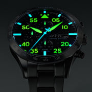 AVI-8 Hawker Hurricane 90th Anniversary Chronograph Limited Edition Hangar Grey