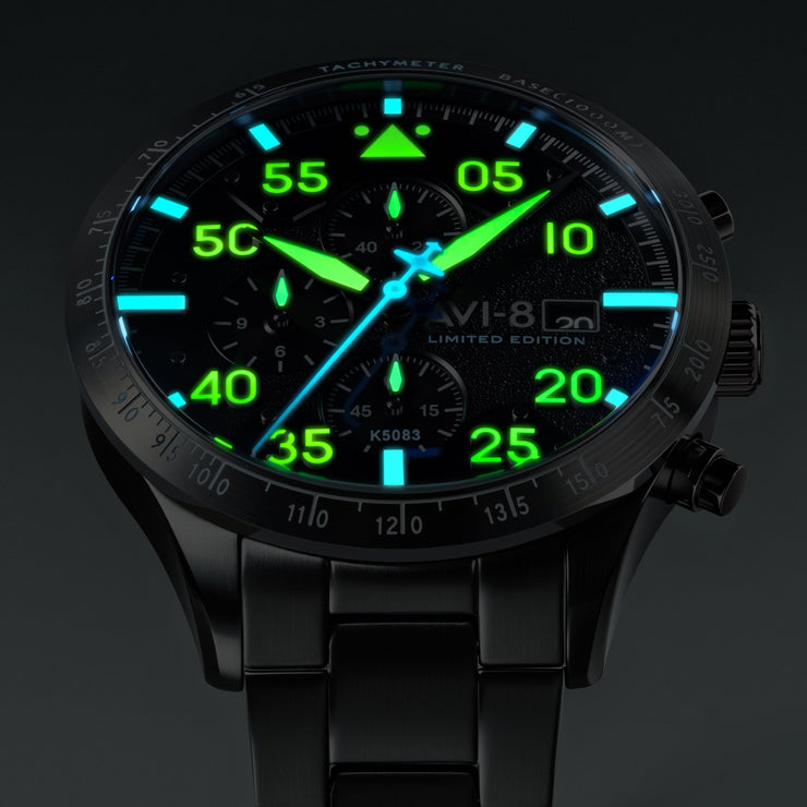 AVI-8 Hawker Hurricane 90th Anniversary Chronograph Limited Edition Hangar Grey