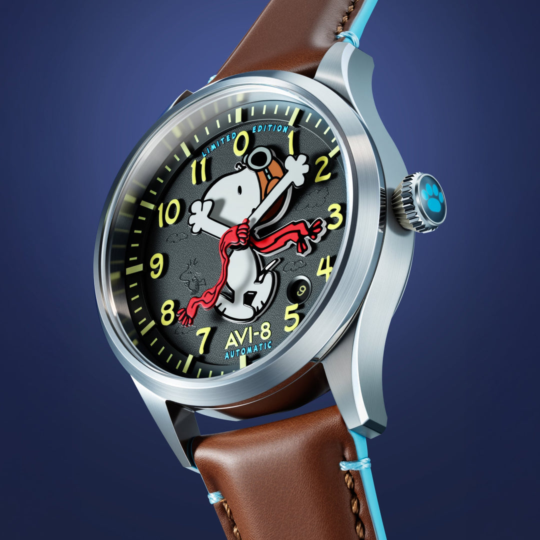 AVI-8 Flyboy Engineer Automatic Peanuts Snoopy Flying Ace Pilot
