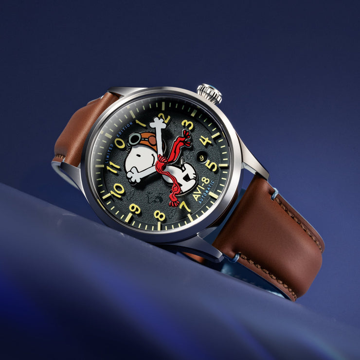 AVI-8 Flyboy Engineer Automatic Peanuts Snoopy Flying Ace Pilot