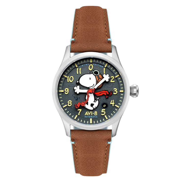 スヌーピー AVI-8 Flyboy Engineer Automatic Peanuts Snoopy Flying Ace Pilot