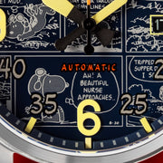 AVI-8 Spitfire Smith Automatic Peanuts Snoopy Flying Ace Limited Edition Beagle Blue