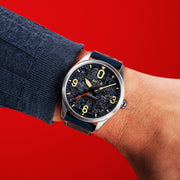 AVI-8 Spitfire Smith Automatic Peanuts Snoopy Flying Ace Limited Edition Beagle Blue