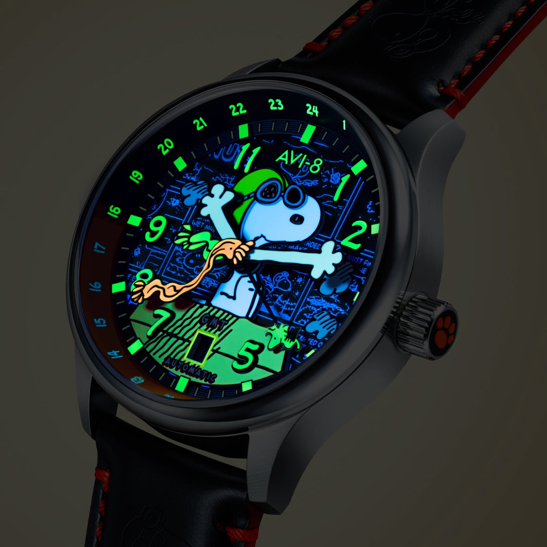 AVI-8 Hawker Hurricane Kent GMT Automatic Peanuts Snoopy Flying