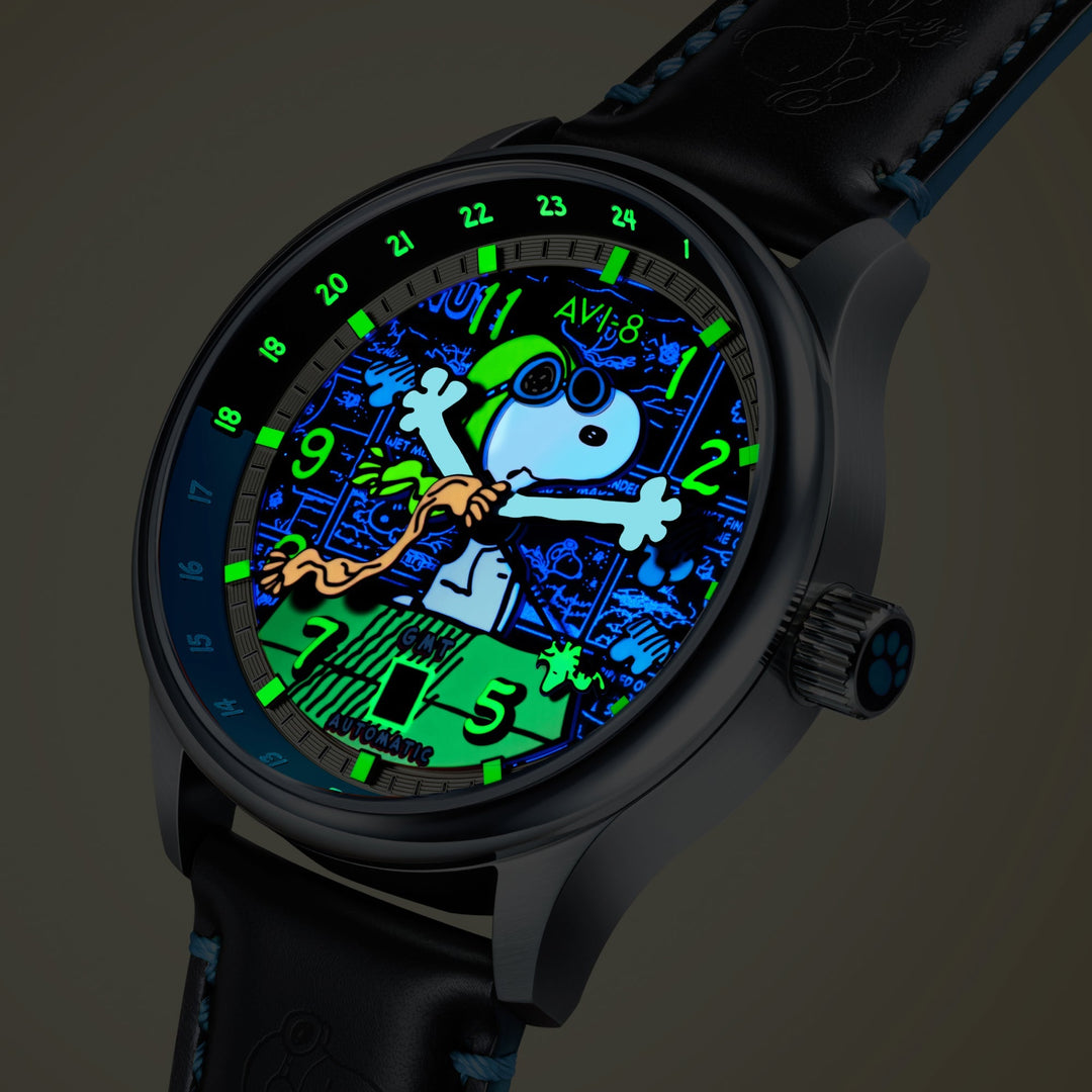 AVI-8 Hawker Hurricane Kent GMT Automatic Peanuts Snoopy Flying