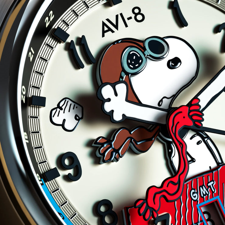 AVI-8 Hawker Hurricane Kent GMT Automatic Peanuts Snoopy Flying