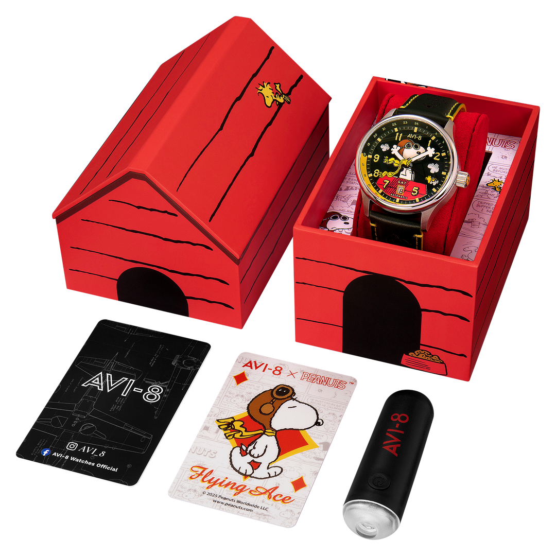 AVI-8 Hawker Hurricane Kent GMT Automatic Peanuts Snoopy Flying