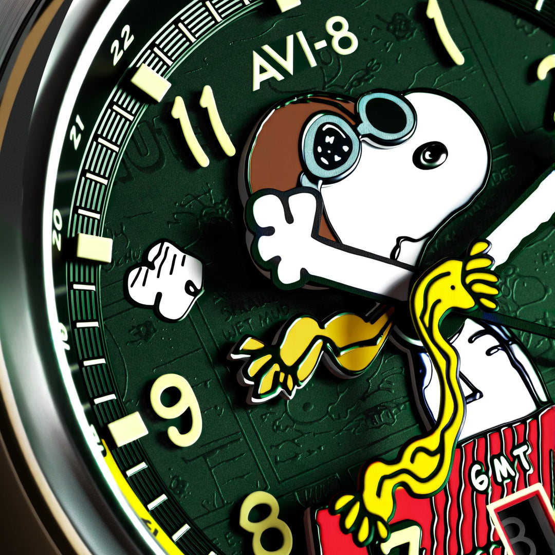 AVI-8 Hawker Hurricane Kent GMT Automatic Peanuts Snoopy Flying