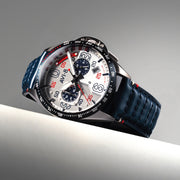 AVI-8 P-51 Mustang Kindelberger Chronograph 85th Anniversary Limited Edition Slipstream Silver