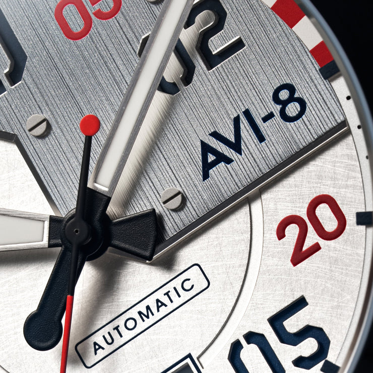 AVI-8 P-51 Mustang Hitchcock Automatic 85th Anniversary Limited Edition Steel Ascent