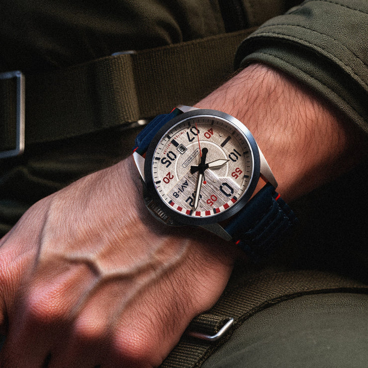 AVI-8 P-51 Mustang Hitchcock Automatic 85th Anniversary Limited Edition Steel Ascent