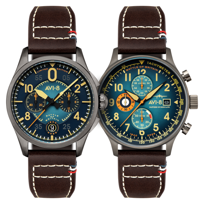 AVI-8 Hawker Hurricane and Spitfire Set Battle Of Britain 85th Limited Edition angled shot picture