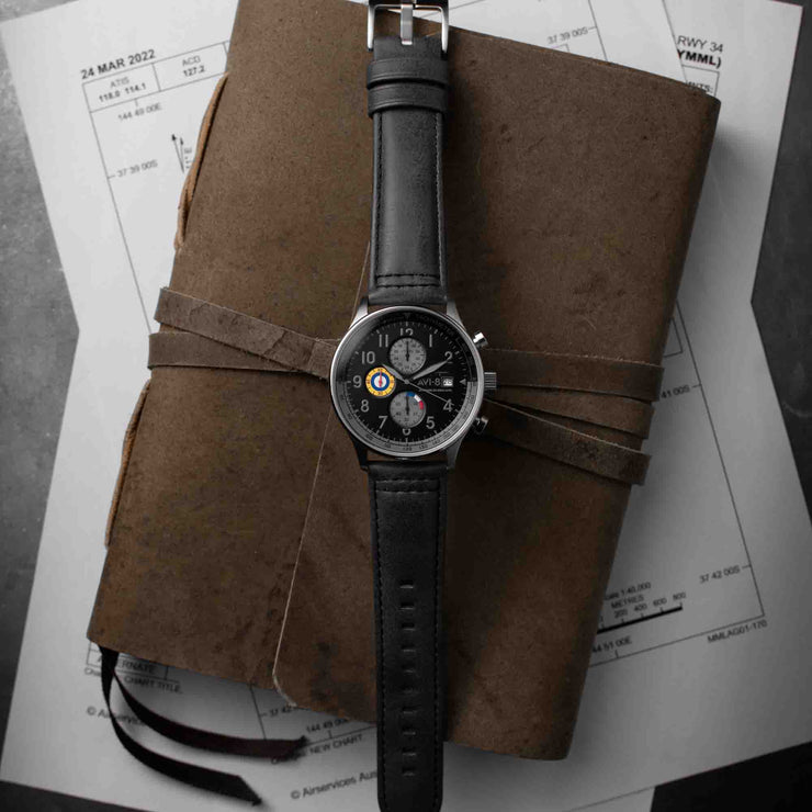 AVI-8 Hawker Hurricane Classic Chronograph Grey Black