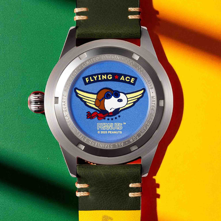 AVI-8 Flyboy Airmaster 40 Meca-Quartz Peanuts Snoopy Flying Ace
