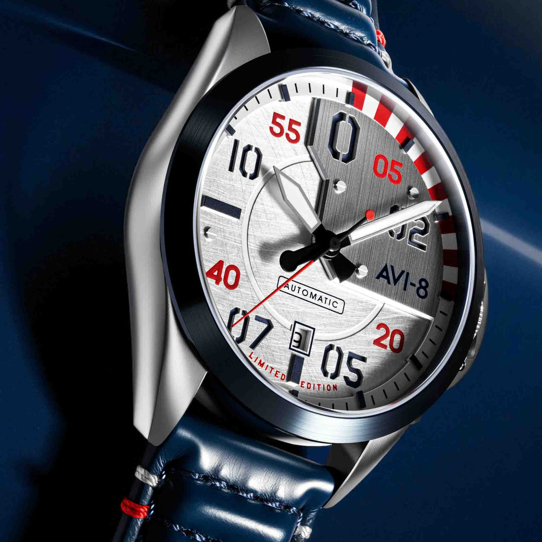 AVI-8 P-51 Mustang Hitchcock Automatic 85th Anniversary Steel