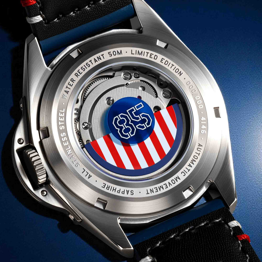 AVI-8 P-51 Mustang Hitchcock Automatic 85th Anniversary Steel